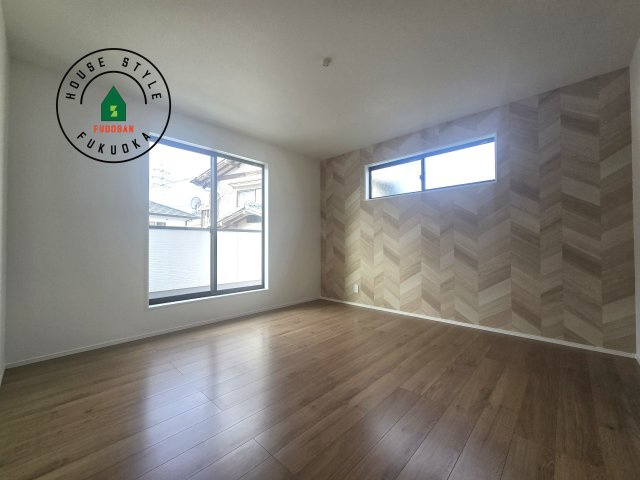 福津市福間南3丁目第4-1棟（1号棟）の内観：施工例|主寝室には収納力に優れたクローゼットがありますので、お部屋もすっきり片付きます。