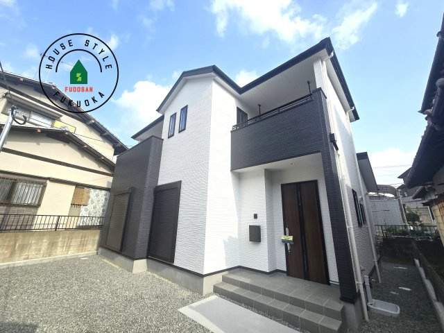 福津市福間南3丁目第4-1棟（1号棟）の外観|デザイン性のある外観です。