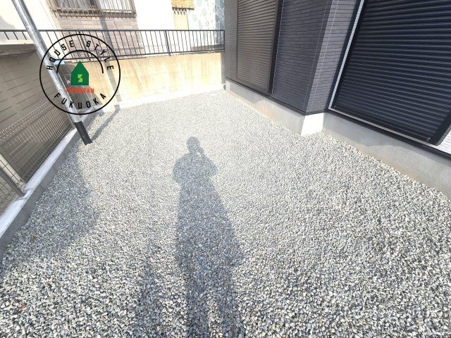 福津市福間南3丁目第4-1棟（1号棟）の庭|お庭で自由な時間を過ごせます。