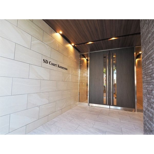 SD Court Kanayamaのエントランス|毎日通るエントランスはこのようになっています