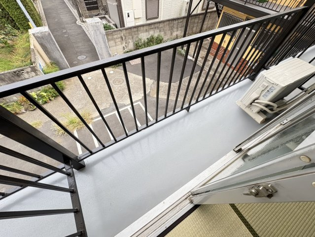 清滝園のバルコニー