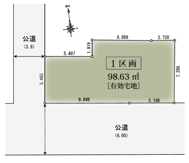 【土地図】 | 【仲介手数料４３０万円が無料！！】■南側６ｍ道路、西側４ｍ道路の角地■三軒茶屋１５分■下北沢１６分 | 【仲介手数料４３０万円が無料！！】
■南側６ｍ道路、西側４ｍ道路の角地
■閑静な住宅街
■三軒茶屋１５分
■下北沢１６分
■お好きなハウスメーカーで建築可能
■各ハウスメーカーを少しお安くご紹介可能