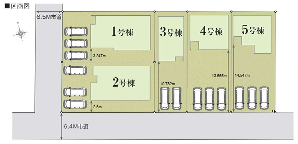 LIGNAGE足利市弥生町第1期　新築住宅5号棟の間取り