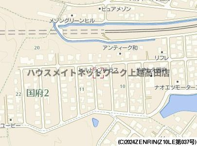 ヒルトップテラスの地図|位置図