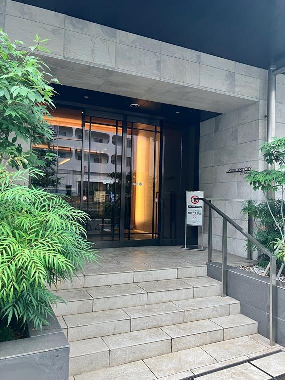 エクセレントシティ自由が丘のエントランス