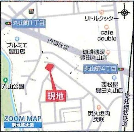 豊田市丸山町4丁目2期　全3棟・2号棟のその他|現地案内図です。