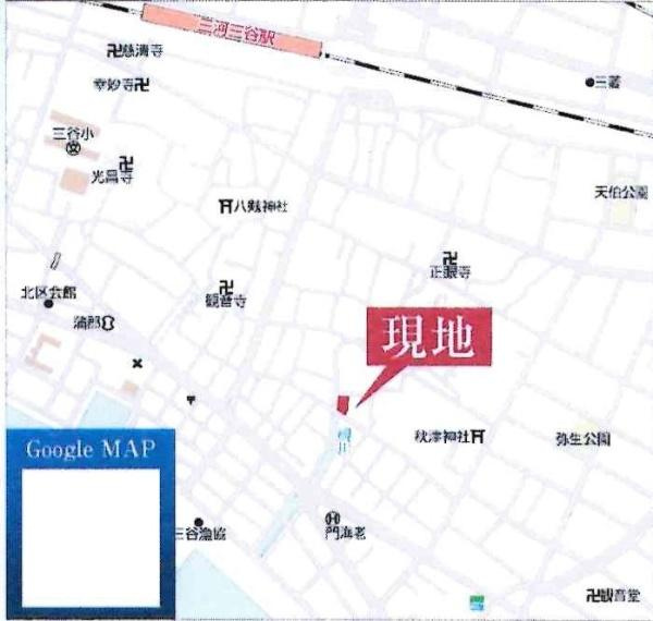 蒲郡市三谷二舖59期　全2棟・2号棟のその他|交通アクセス図です。