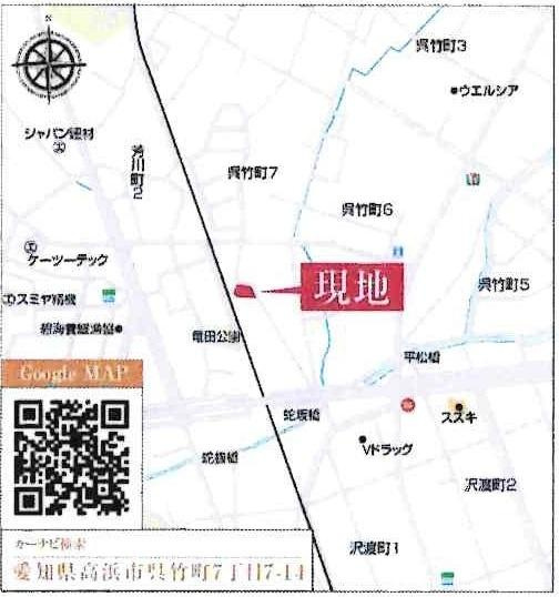 高浜呉竹町第3　全4棟・3号棟のその他|交通アクセス図です。