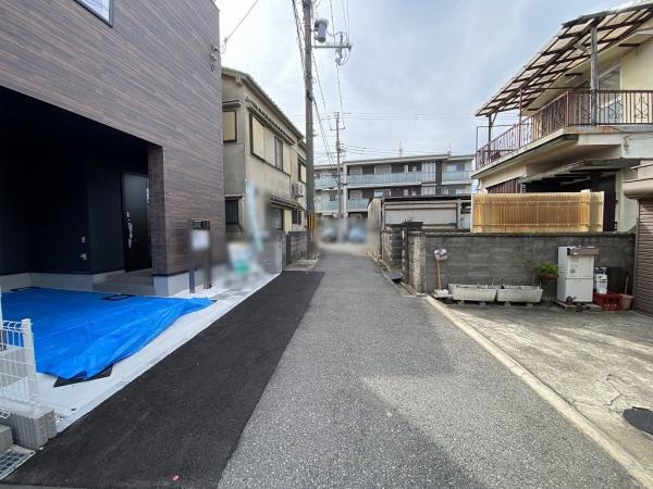 【前面道路含む現地写真】 | 明石市北王子町　新築戸建1号棟