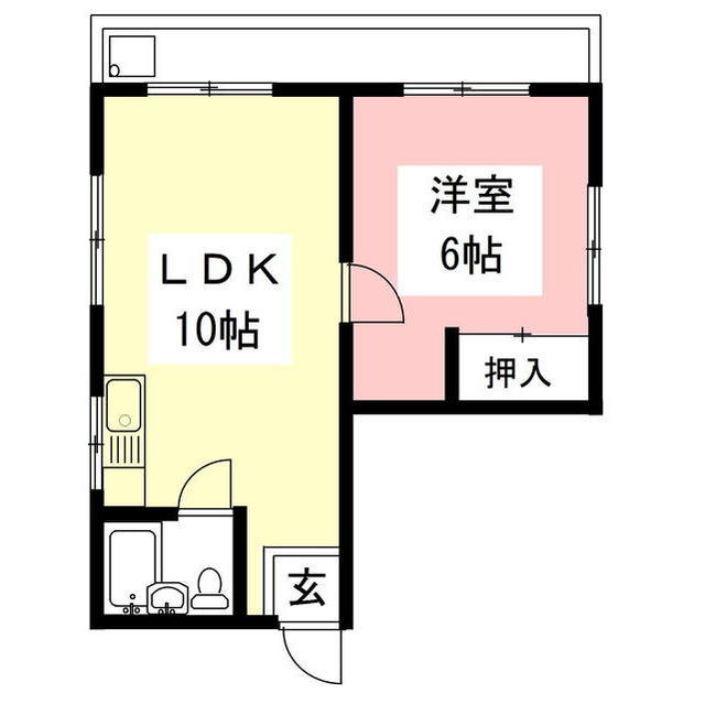 マンション川菱の間取り