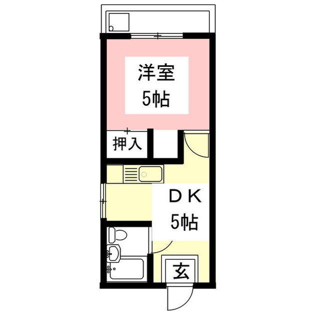 マンション川菱の間取り