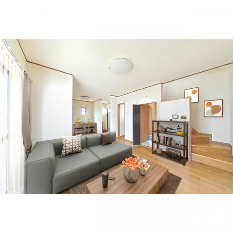 南陽荘の居間・リビング|CGイメージ　家具はつきません