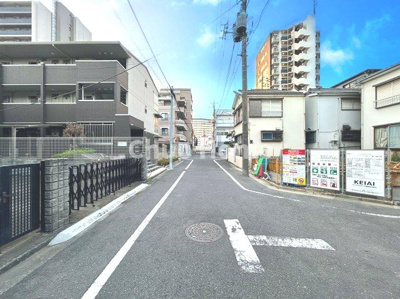 【前面道路含む現地写真】 | 葛飾区金町4丁目新築分譲住宅 | 全面道路