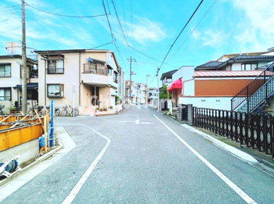【前面道路含む現地写真】 | 葛飾区金町4丁目新築分譲住宅 | 全面道路