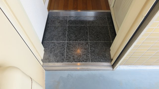 朝日プラザ岸里パサージュの玄関