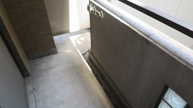 朝日プラザ岸里パサージュのバルコニー