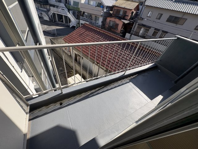 南五葉ハイツのバルコニー