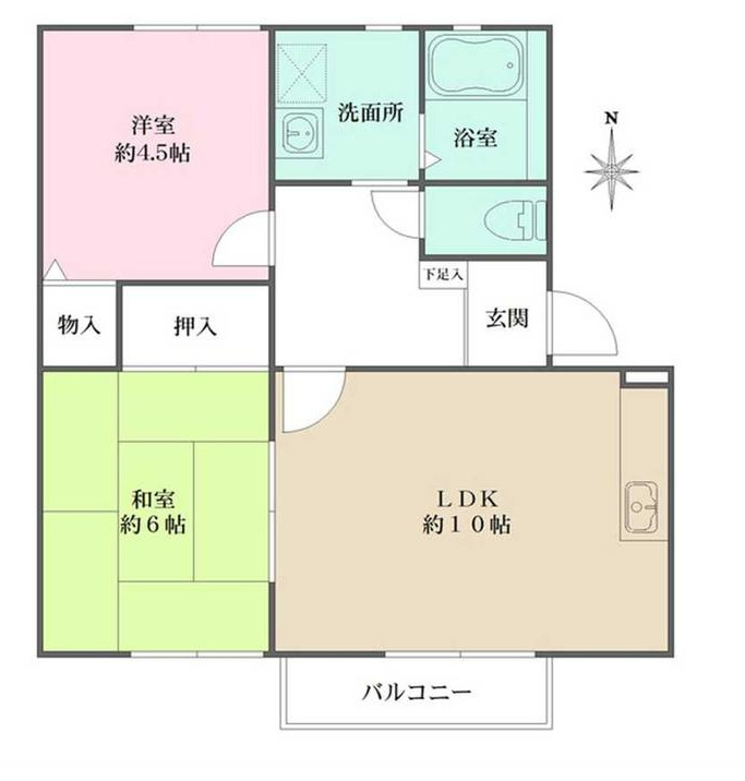 神戸市須磨区行幸町２丁目のハイツ