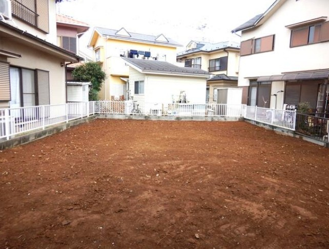 【土地】鶴ヶ島市松ヶ丘建築条件無し売地の外観|陽当り良好です