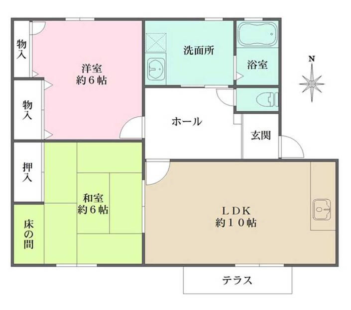 神戸市須磨区行幸町２丁目のハイツ