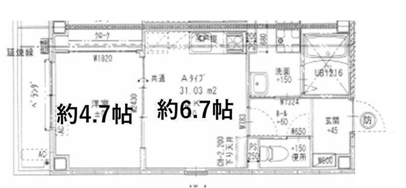 GARDENIA天王寺南の間取り