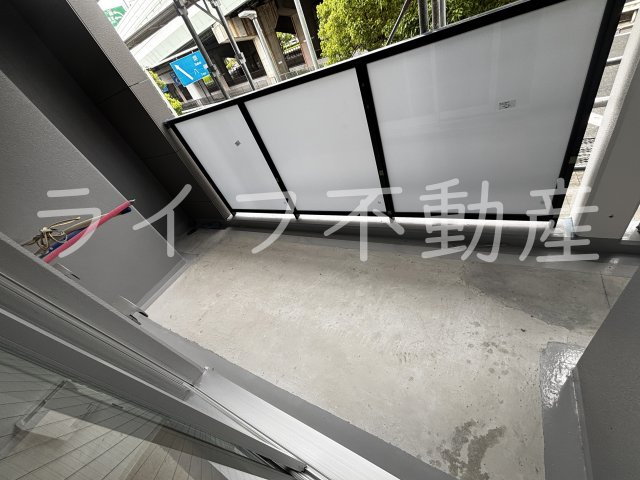 VITA荒本のバルコニー|広々としたバルコニーです