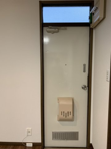 ハイツ江川A棟のバルコニー