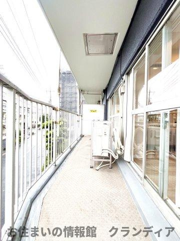 ネオコーポ第2お花茶屋のバルコニー