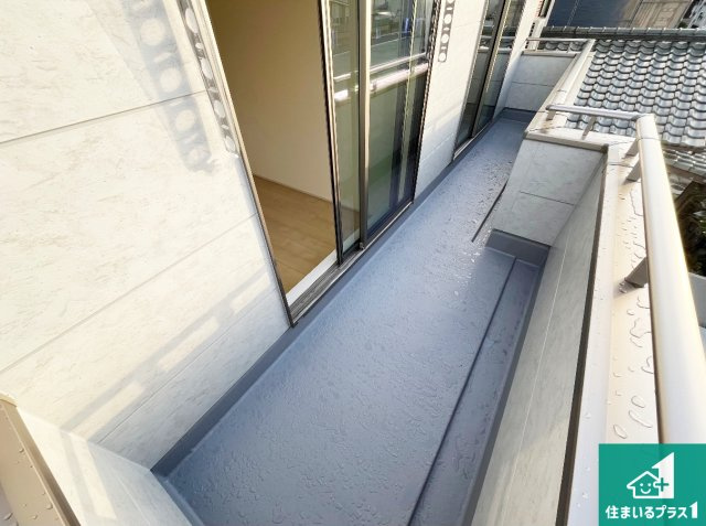 姫路市大津区西土井　新築一戸建てのバルコニー|日当たりのよいバルコニー！お部屋が開放的に！