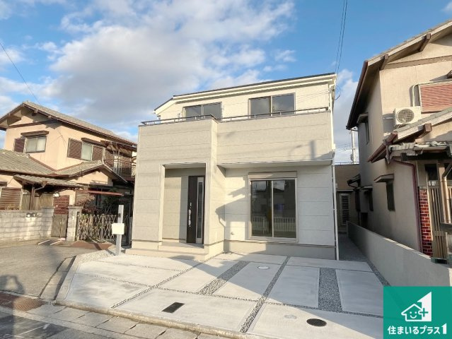 姫路市大津区西土井　新築一戸建ての外観|お客様に長く安心して住んでいだだける事にこだわった家づくり！住んでからのアフターサービスにもしっかりと取り組んでいます！