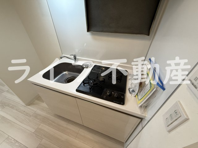 JPレジデンス大阪城東Ⅳのキッチン|コンパクトなキッチンで掃除もラクラク