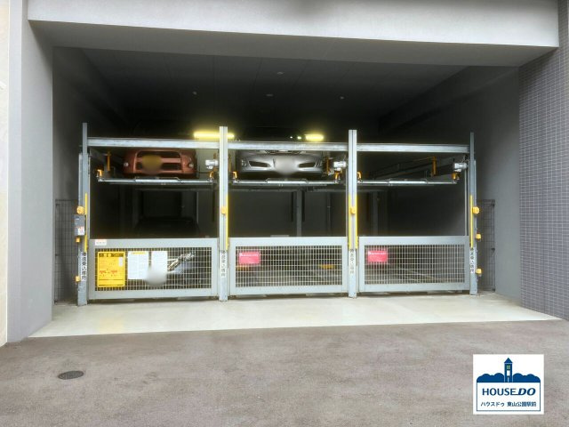 【ペット可】駅近&築浅物件！オープンレジデンシア大須門前町の駐車場|屋内機械式の敷地内駐車場です