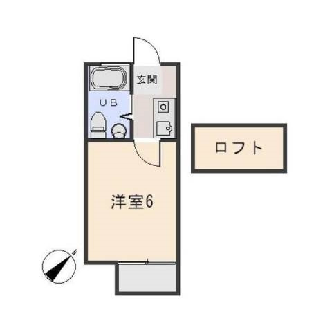 城前ハイツＢの間取り