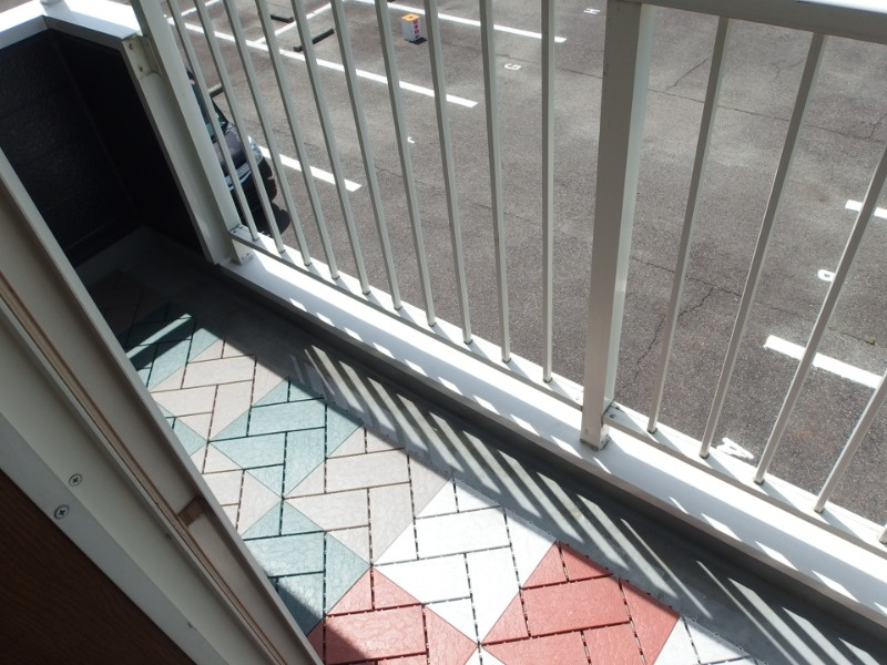 シャトレ城南Bのバルコニー