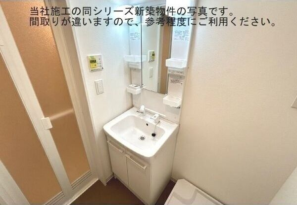 (仮称)ジーメゾン西湊ウィシエの独立洗面台