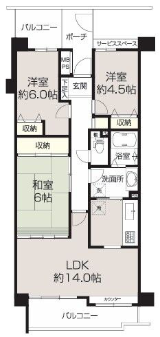 【間取り】の画像
