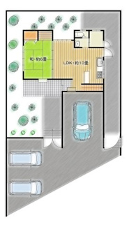 【間取り】 | 南城市大里字大城戸建