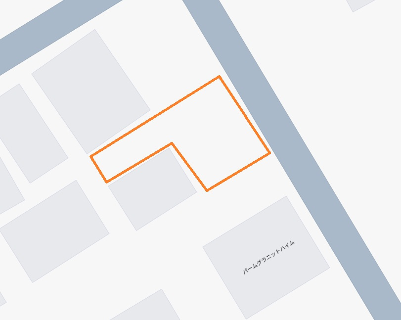 第２田中駐車場の地図
