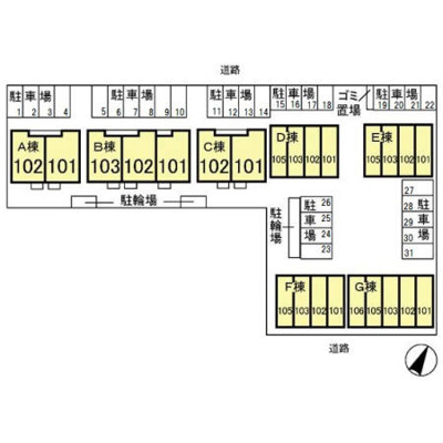 【区画図】 | リースランドテクノ Ｃ