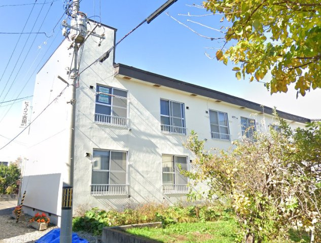 北海道帯広市　二棟一括アパートの外観