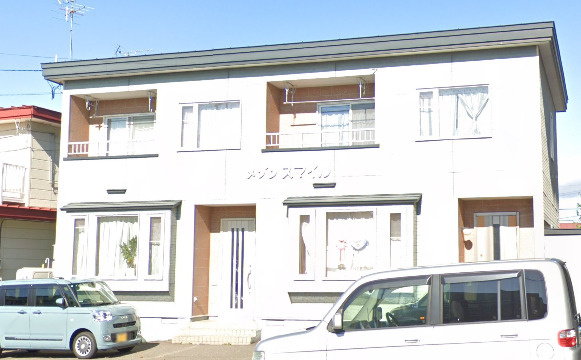 北海道帯広市　二棟一括アパートの外観