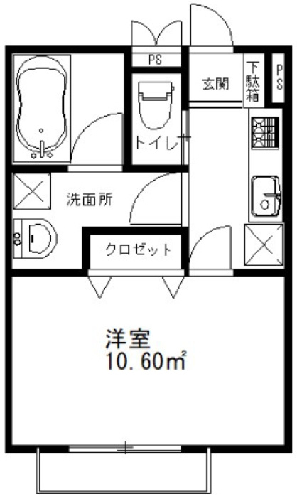 コンフィーの間取り