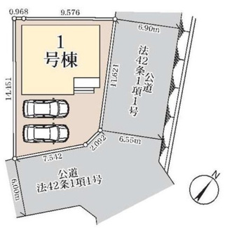 【区画図】 | さいたま市見沼区深作２丁目　新築分譲住宅