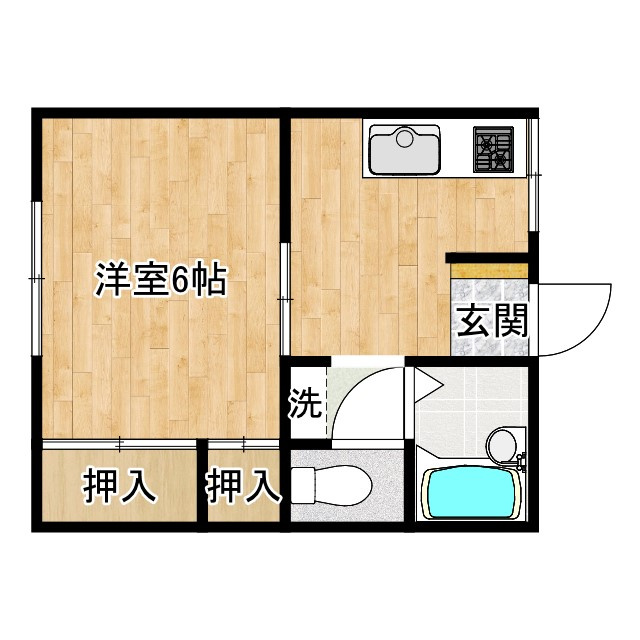 森ハイツ　の間取り