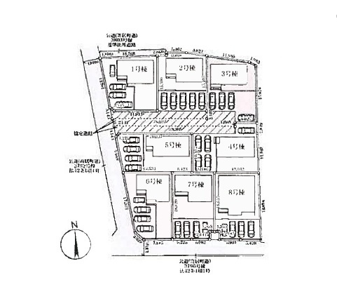 【区画図】 | 寄居町露梨子　全8棟　1号棟 | 1号棟