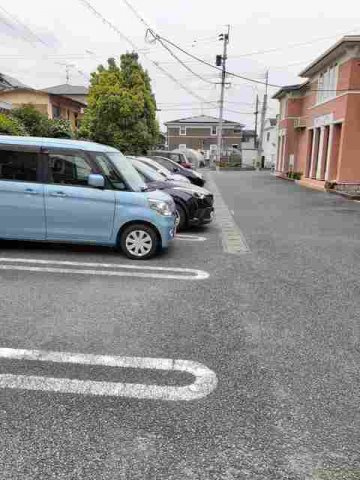 熊本市北区楡木３丁目のアパートの駐車場|駐車場です