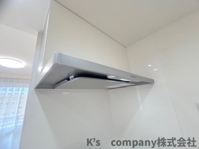 茅ヶ崎市茅ヶ崎　サーパス茅ヶ崎第2の設備|お手入れのしやすいスリムタイプのレンジフード☆