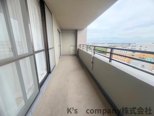 茅ヶ崎市茅ヶ崎　サーパス茅ヶ崎第2のバルコニー|ワイドバルコニー☆
