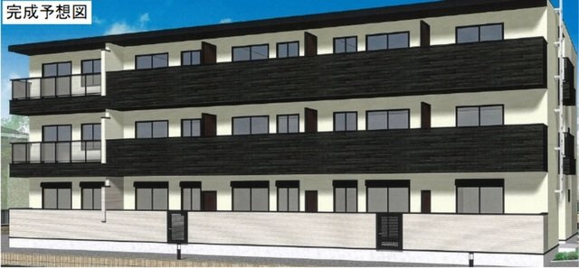 加古川市平岡町新在家のアパートの外観