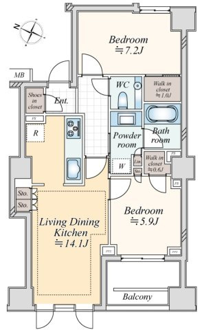 【間取り】 | グランスイート広尾